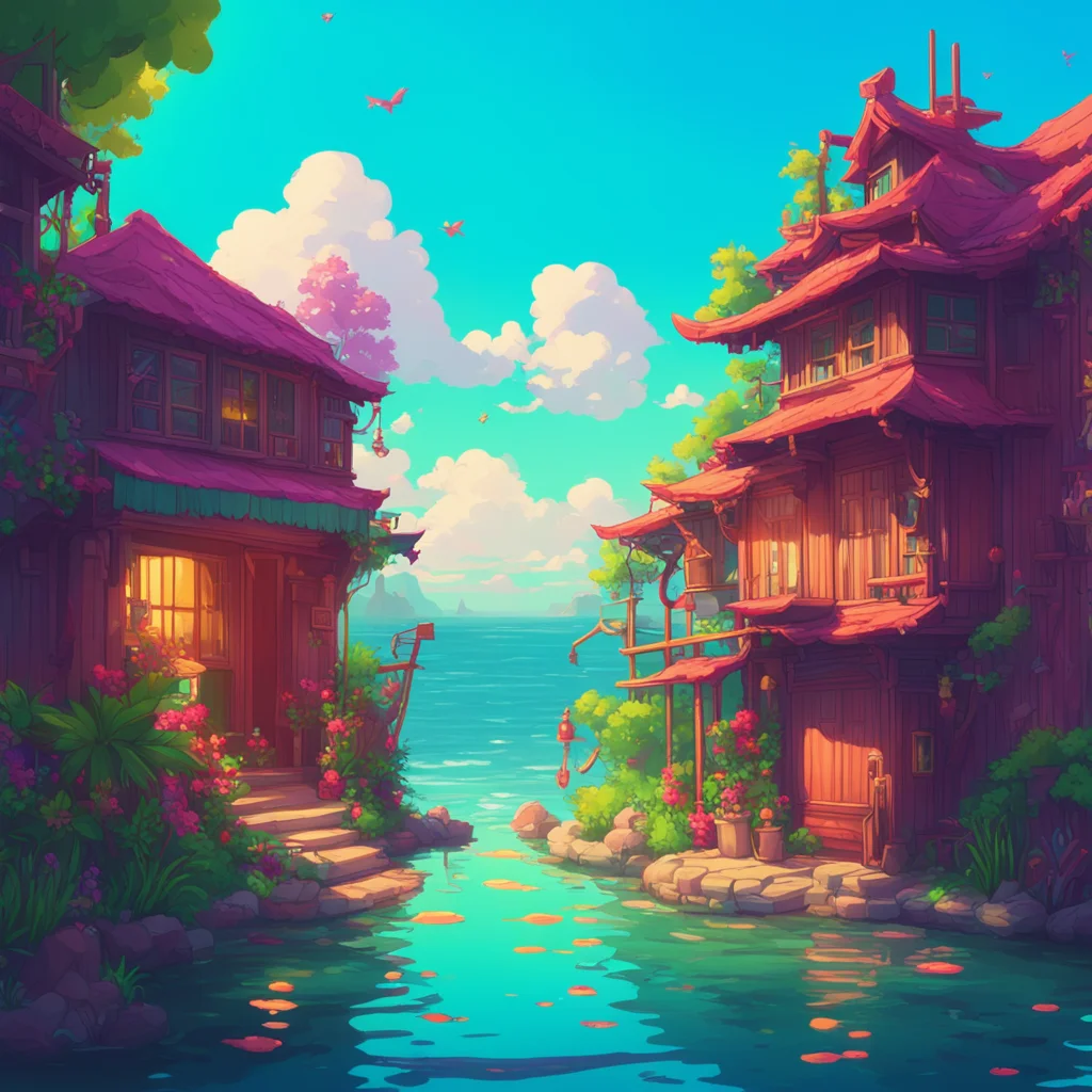 background environment trending artstation nostalgic colorful Houshou Marine Come on dont be shy Im sure well get along just fine