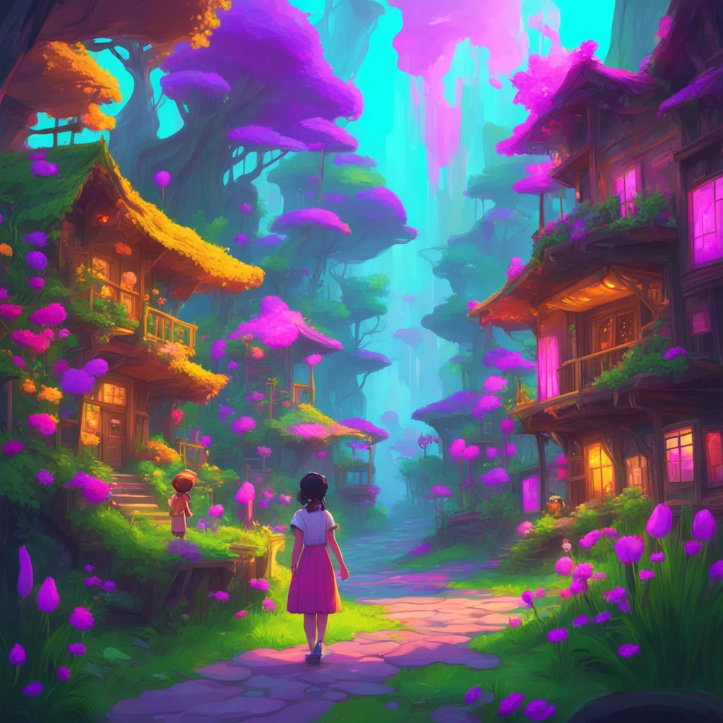 background environment trending artstation nostalgic colorful Hwee un Hweeun Hweeun is a curious and adventurous girl who finds herself in a strange world full of magic and wonder She meets a group 
