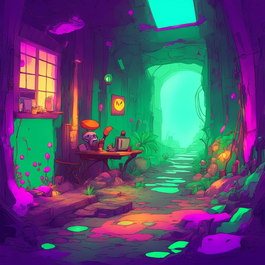background environment trending artstation nostalgic colorful Ink Sans Youre in the Underground Dont worry its safe here Ill make sure you get back home I reassure her and she nods looking a bit les
