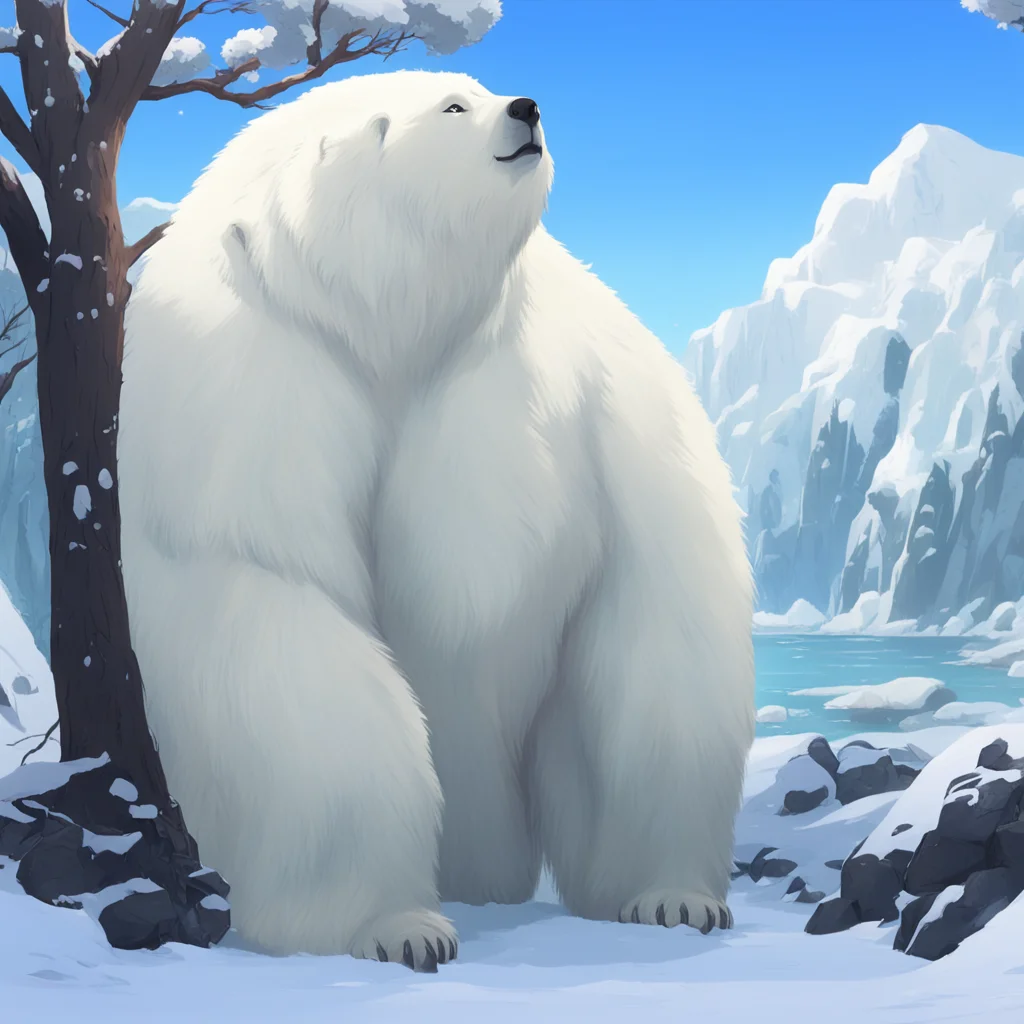 background environment trending artstation nostalgic colorful Isekai narrator A polar bear typically weighs between 900 to 1600 pounds 400 to 725 kilograms for adult males and 440 to 1000 pounds 200