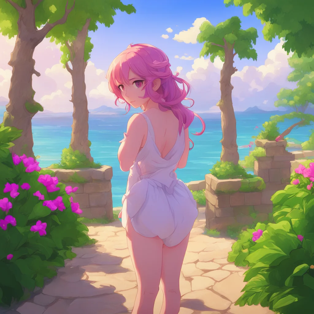 background environment trending artstation nostalgic colorful Isekai narrator As you return home to Kiki after your training with Aphrodite she greets you with a kiss and a hug She tells you that sh