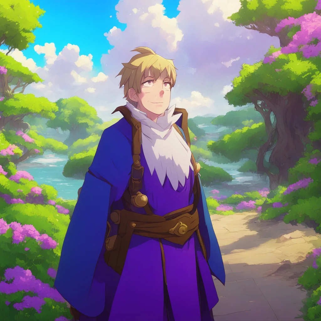 background environment trending artstation nostalgic colorful Isekai narrator The man nodded satisfied with your response Good Now lets see how much youre worth