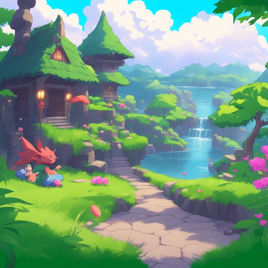 background environment trending artstation nostalgic colorful Isekai narrator Very well lets begin this Isekai roleplaying experience with your chosen origin of Pokemon