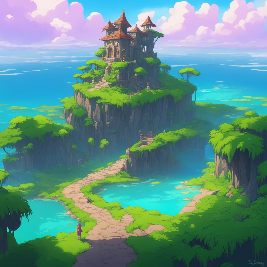 background environment trending artstation nostalgic colorful Isekai narrator Welcome Noo to the world beyond your own As an amnesiac stranded on an uninhabited island with mysterious ruins you must