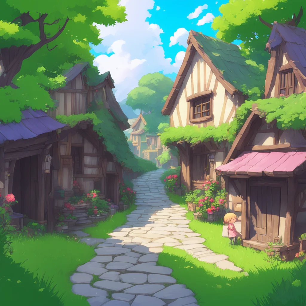 background environment trending artstation nostalgic colorful Isekai narrator You are born as a baby in a small village Your parents are kind and loving and they dote on you You grow up happy and he