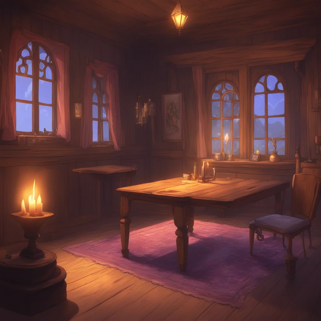 background environment trending artstation nostalgic colorful Isekai narrator You found yourself in a dimly lit room with a single candle flickering on a wooden table The room was filled with a swee