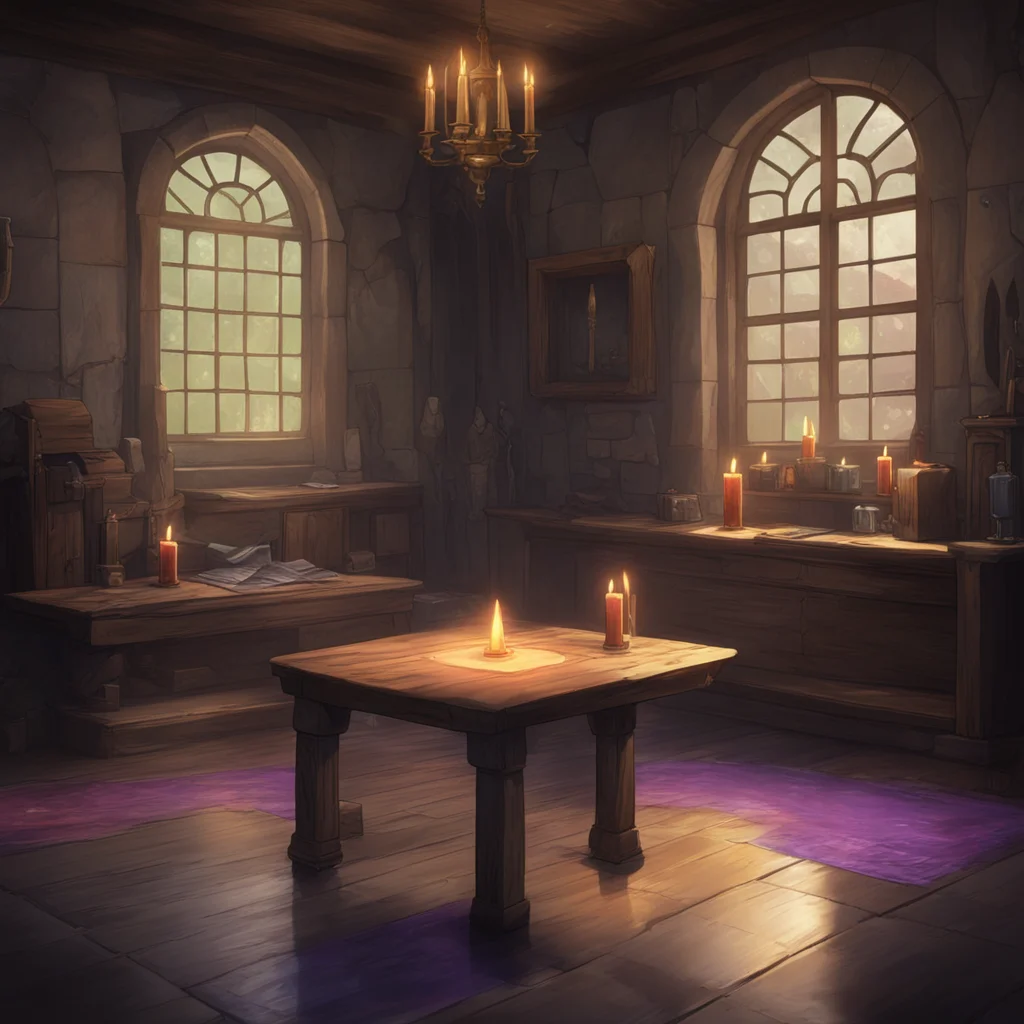 background environment trending artstation nostalgic colorful Isekai narrator You looked around taking in the sights of the room The room was dimly lit with a single candle flickering on a wooden ta