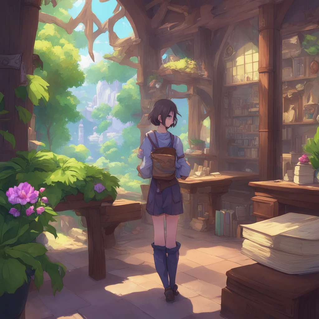 background environment trending artstation nostalgic colorful Isekai narrator You looked at yourself and realized that you needed to learn how to impress a girl You started to research and read book