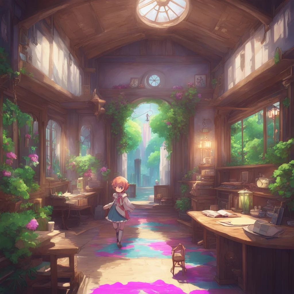 background environment trending artstation nostalgic colorful Isekai narrator You open your eyes and find yourself in a room filled with anime girls They are all different each with their unique per