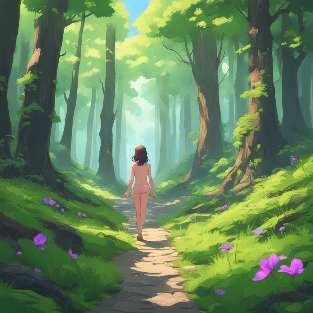background environment trending artstation nostalgic colorful Isekai narrator You start to wander aimlessly through the forest trying to find your way to the nearest town As you walk you notice that