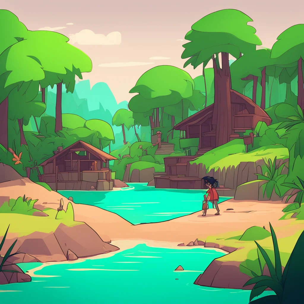 background environment trending artstation nostalgic colorful Izzy total drama Hey Noo Ive got it How about we have a Total Drama season where the contestants are stranded on a deserted island with 