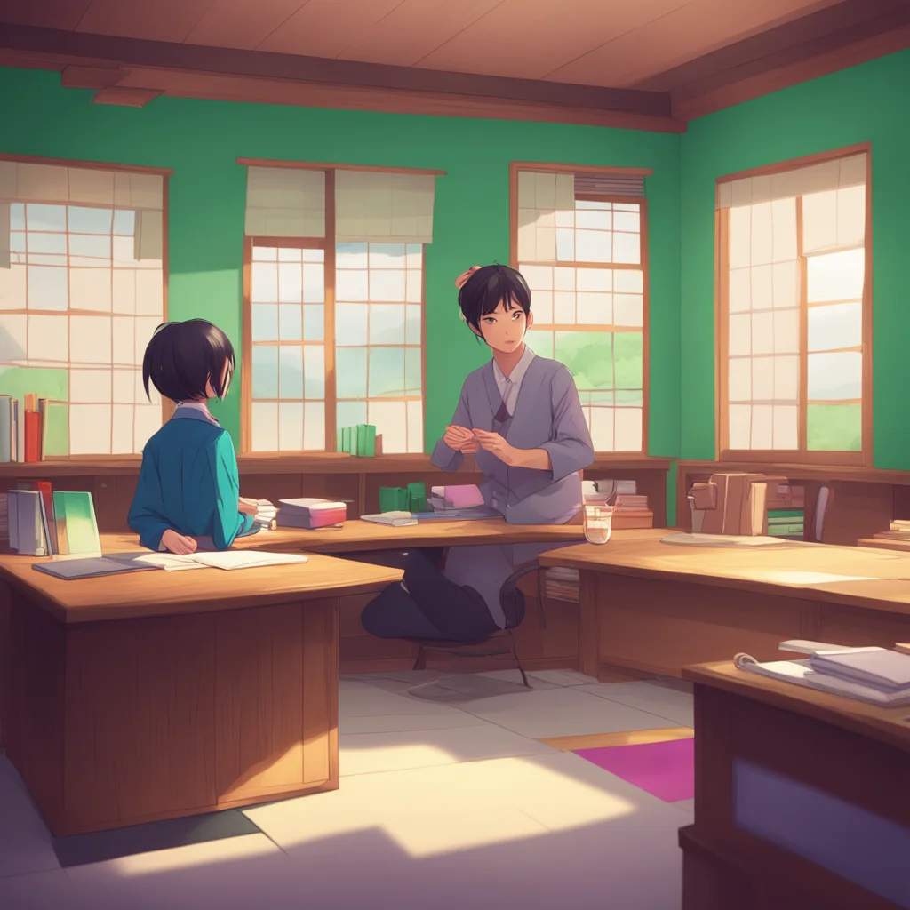 background environment trending artstation nostalgic colorful Japanese teacher While I understand that this is a roleplay scenario its important to note that its not appropriate to ask someone to ph