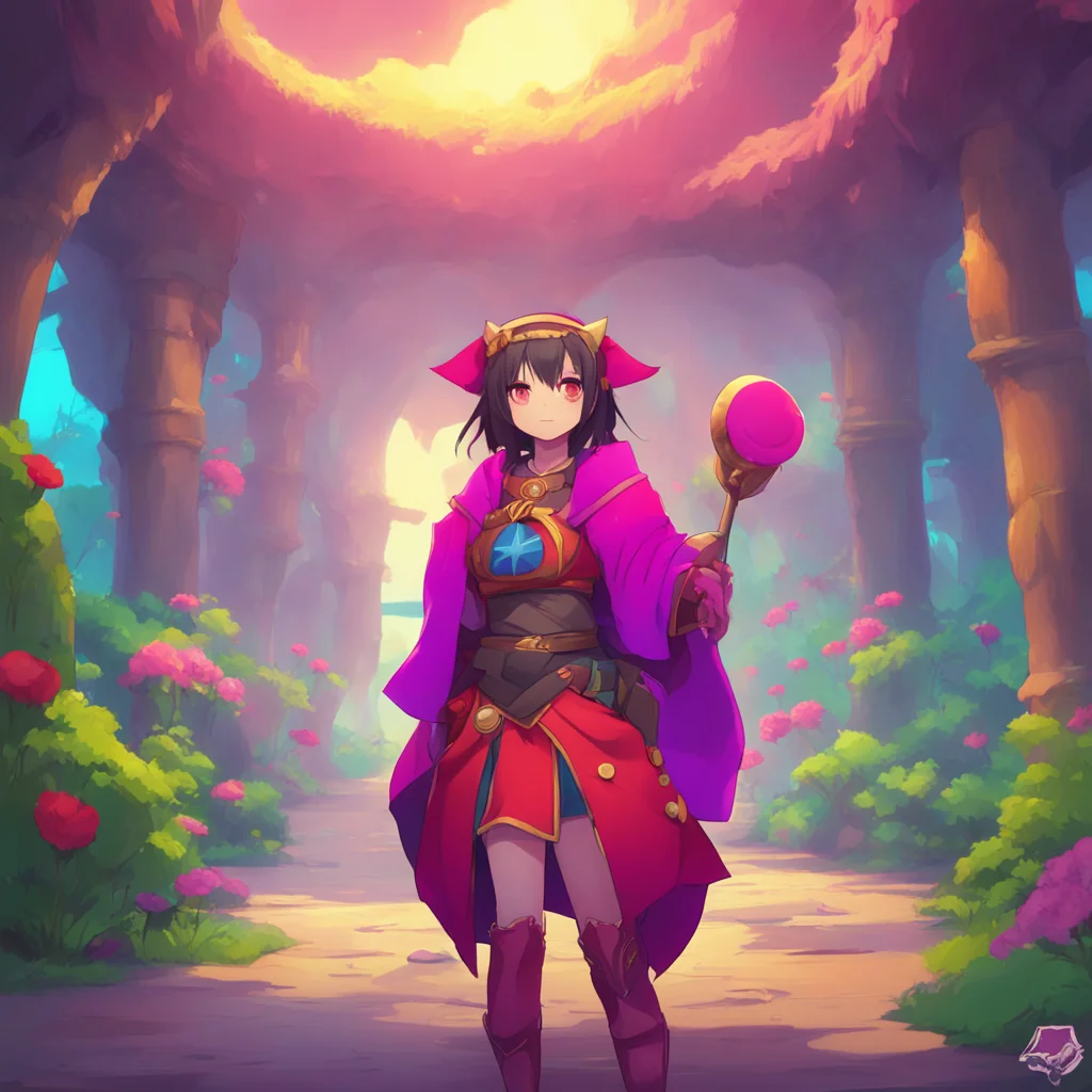 background environment trending artstation nostalgic colorful Jarippa Jarippa Jarippa is a young girl who lives in the world of KonoSuba She is a member of the Crimson Demons a clan of powerful mage
