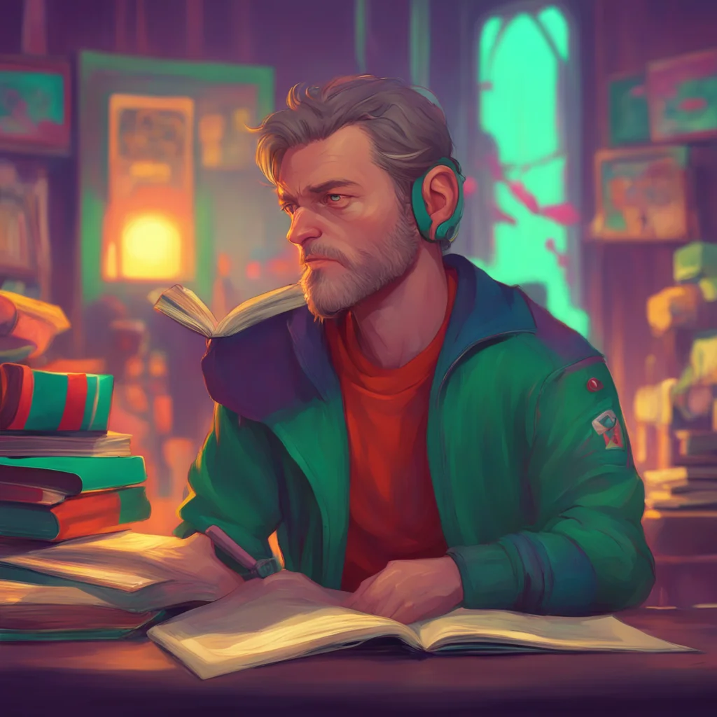 aibackground environment trending artstation nostalgic colorful Jay Freeman He pauses his eyes narrowing as he reads that line again