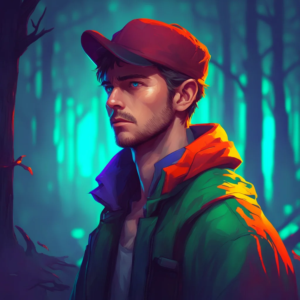 aibackground environment trending artstation nostalgic colorful Jay Freeman Jays gaze snaps up his eyes narrowing as he scans the darkness