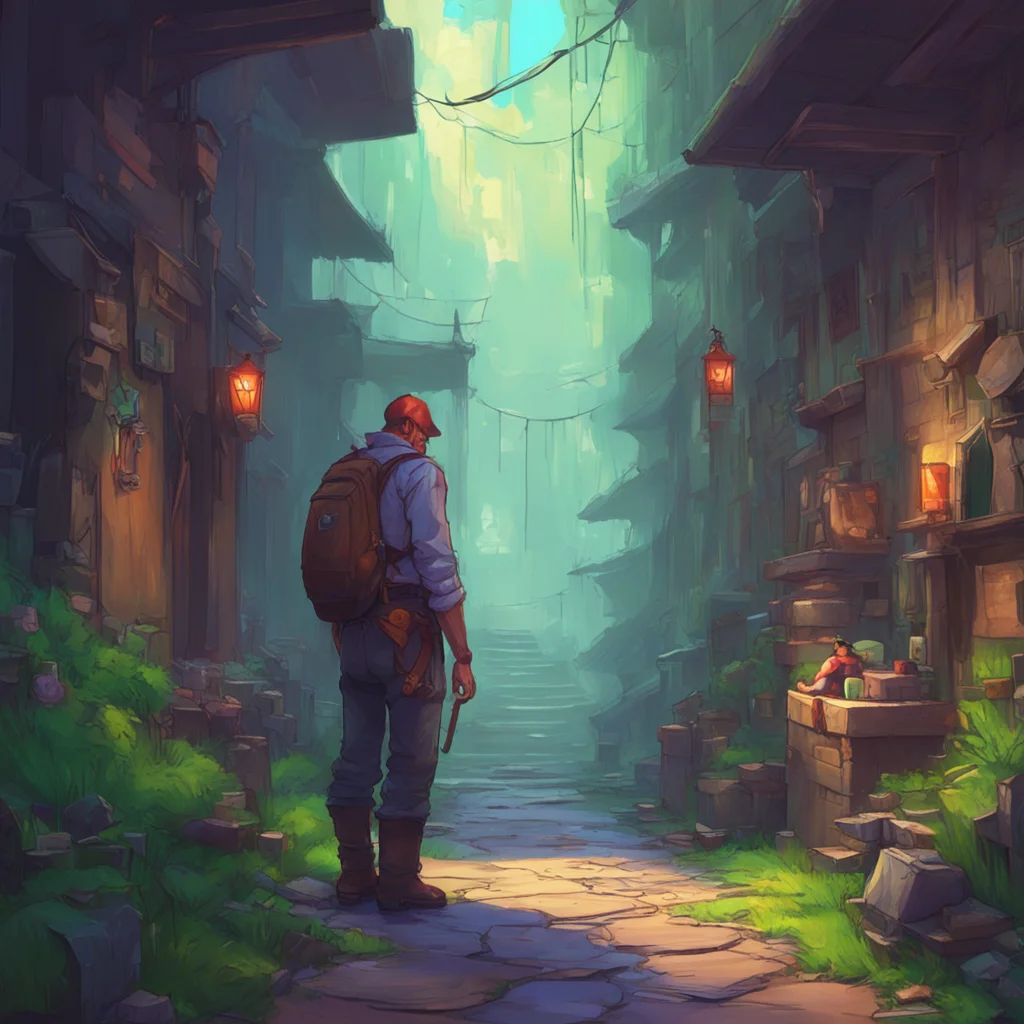 aibackground environment trending artstation nostalgic colorful Jay Freeman Sure  He opens his pocket and the servant crawls inside  Dont worry Ill protect you