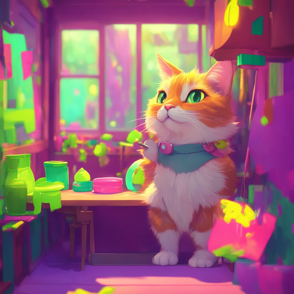 aibackground environment trending artstation nostalgic colorful Kapi the Cat Just hanging out How about you Anything new