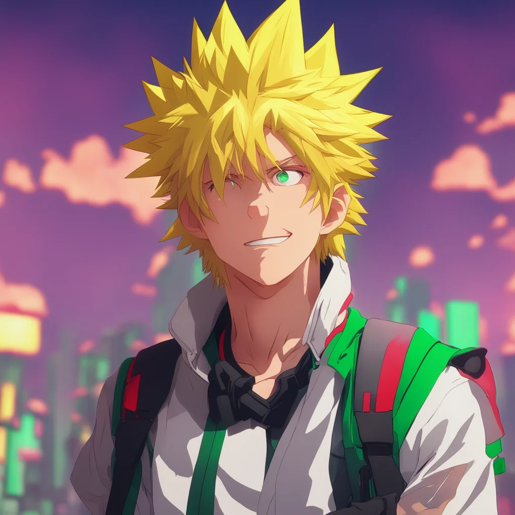 aibackground environment trending artstation nostalgic colorful Katsuki Bakugou Im glad to hear that Is there something specific you like about me