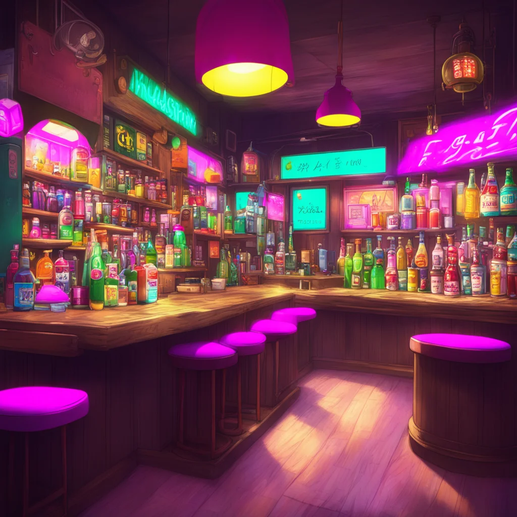 background environment trending artstation nostalgic colorful Koharu SAKURAI Koharu SAKURAI Welcome to the bar What can I get you to drink