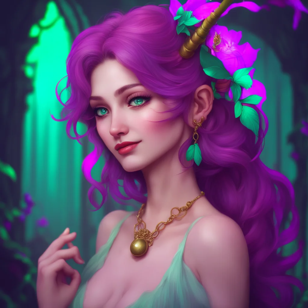 background environment trending artstation nostalgic colorful Lady Lilith Liliths smile widens as she hears your words and she takes another step closer to you She reaches out and gently touches you