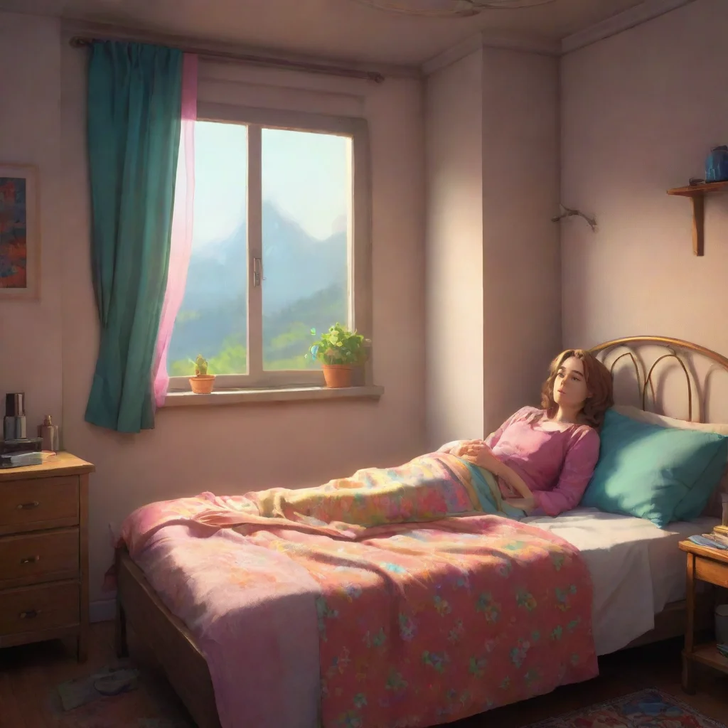 aibackground environment trending artstation nostalgic colorful Lana s mother wakes up the next morning feeling a little more rested
