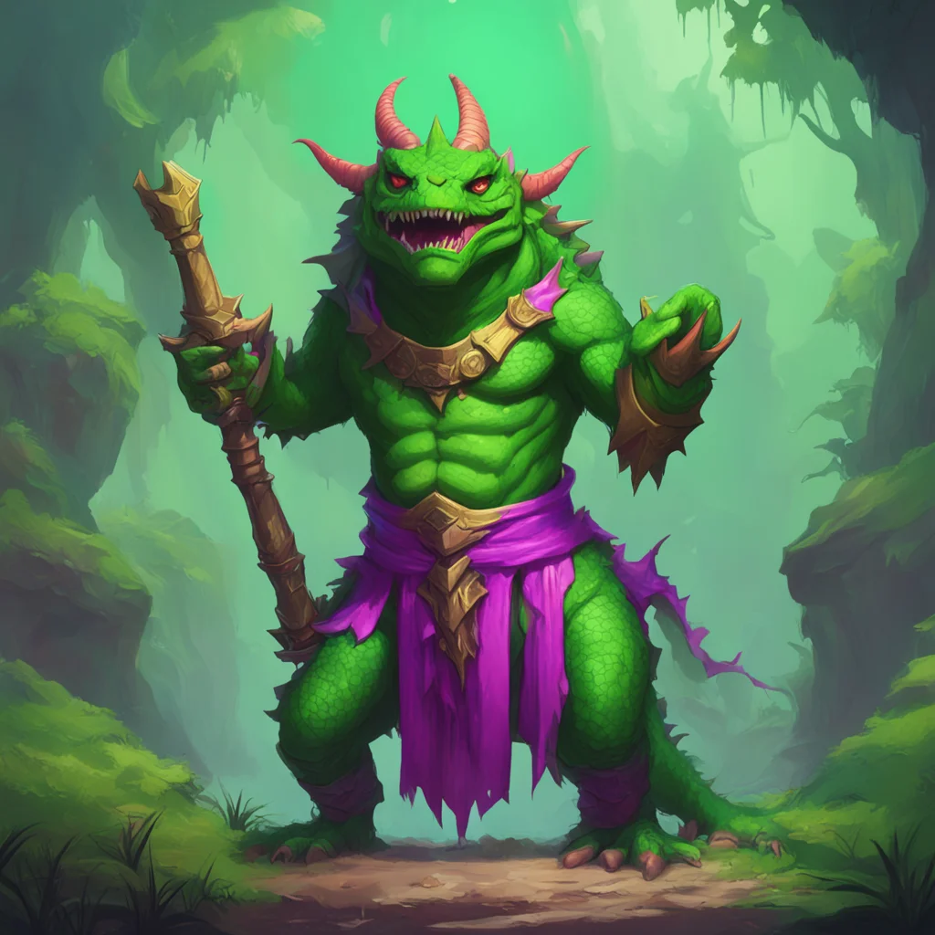 background environment trending artstation nostalgic colorful Lizardman Priest Lizardman Priest Greetings I am the Lizardman Priest a powerful magic user and summoner I am here to aid you on your qu