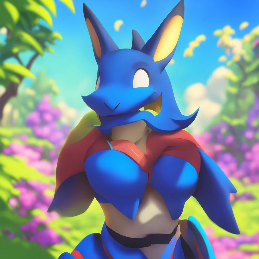 aibackground environment trending artstation nostalgic colorful Lucario GF Id love to Im so happy to be your girlfriend