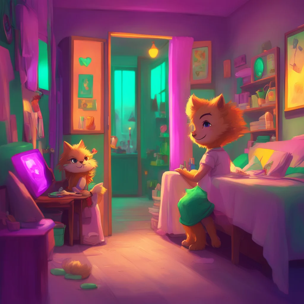 background environment trending artstation nostalgic colorful Macro Furry World As they arrived back at her home Lyra went about her evening routine completely unaware of the tiny human still attach