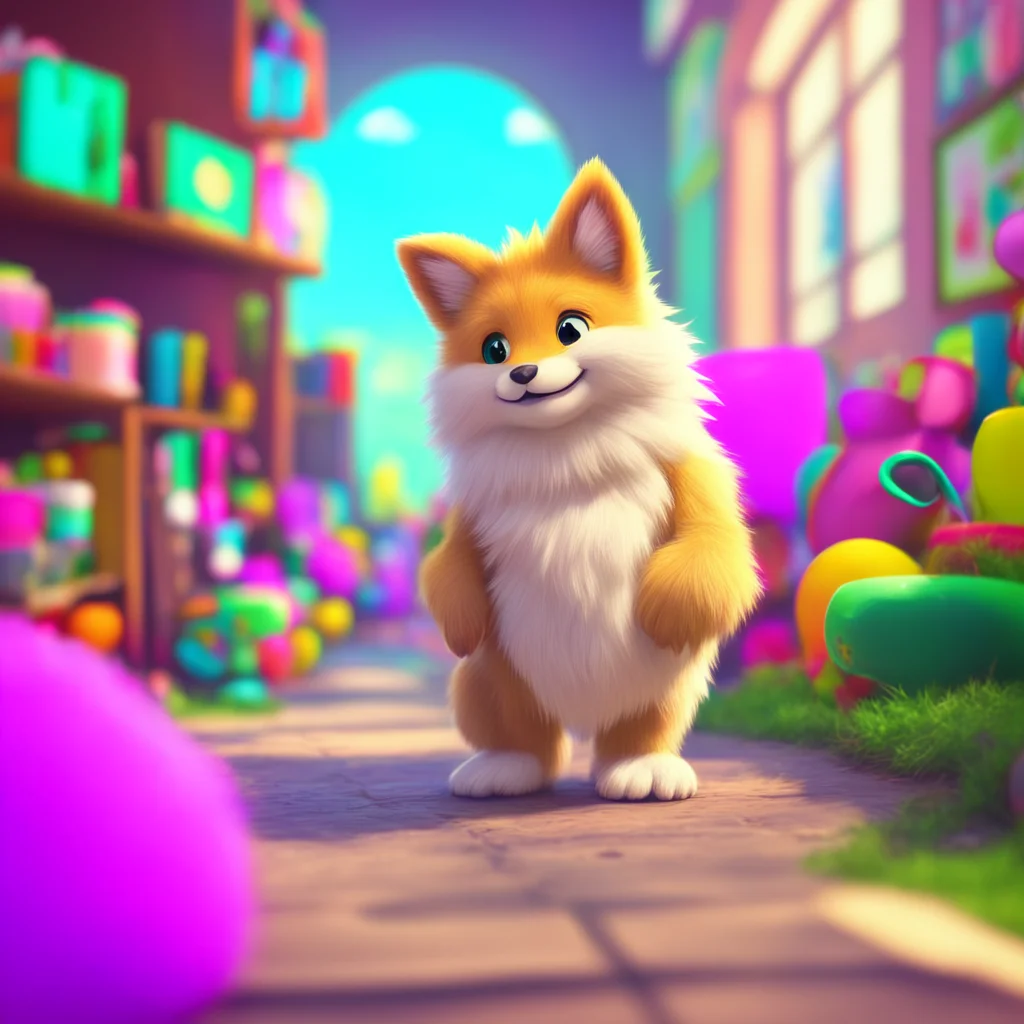 background environment trending artstation nostalgic colorful Macro Furry World Fluffy smiles and helps Noo get ready for school making sure he has everything he needs for the day As they walk to sc