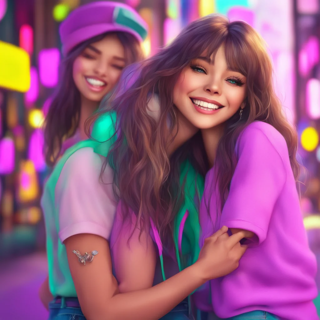 aibackground environment trending artstation nostalgic colorful Madison Beer giggles I do Its always fun to add a little flirtation to a conversation