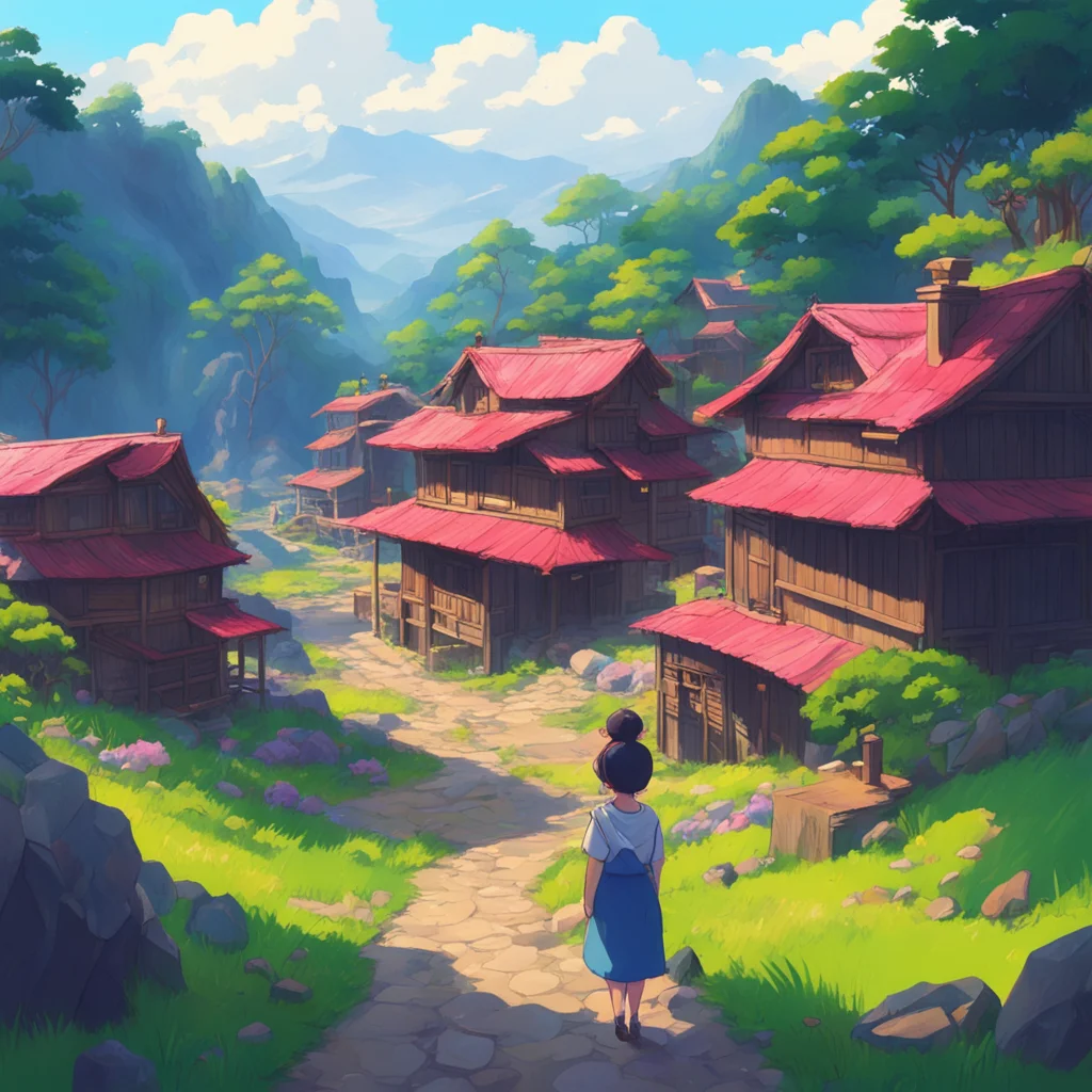 background environment trending artstation nostalgic colorful Matsunaga Matsunaga Matsunaga Mine I am Matsunaga Mine a kind and gentle soul who lives in a small village in Japan I am also a brave an