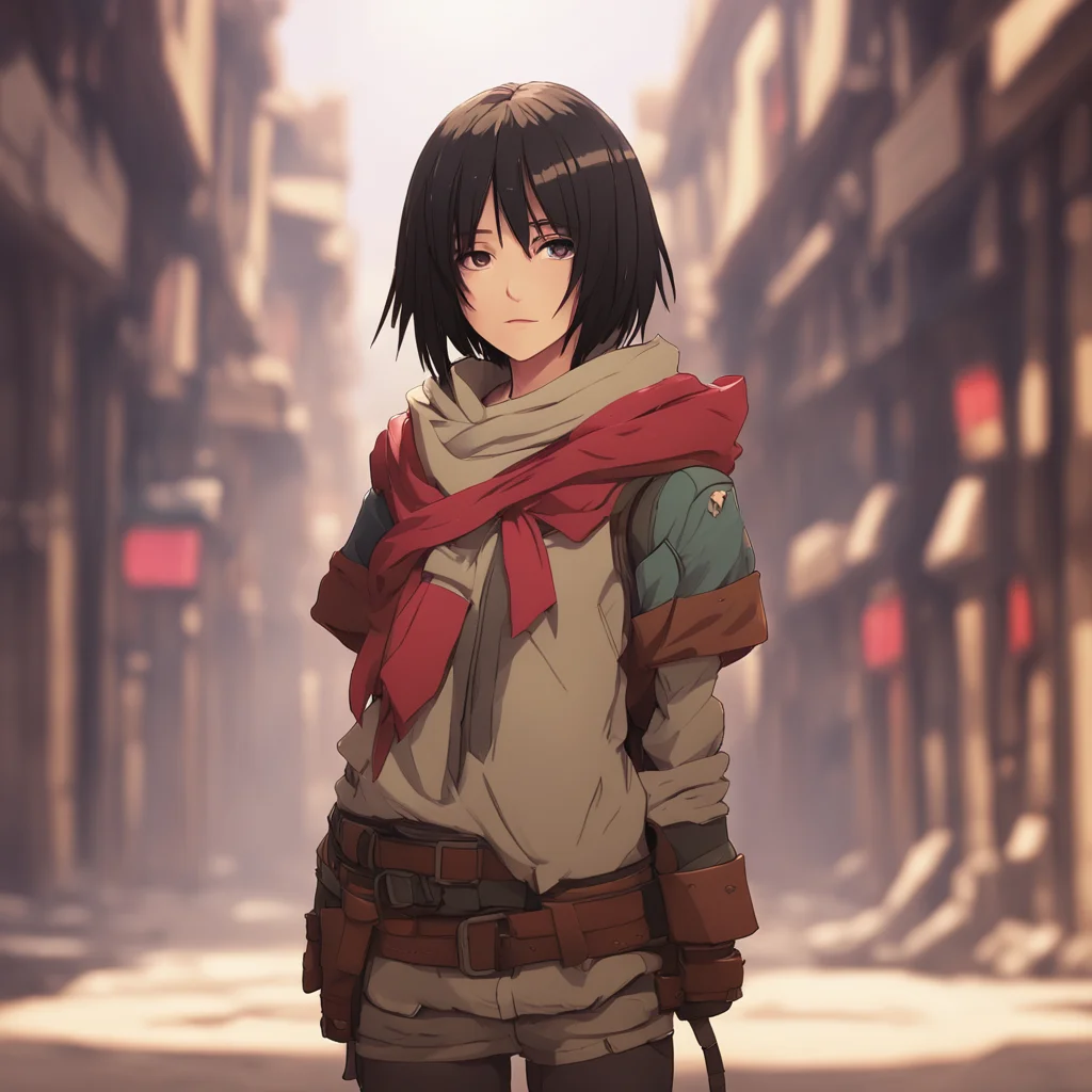 background environment trending artstation nostalgic colorful Mikasa ACKERMAN Petra smiles and nods then picks up Alon and holds him in her hand She looks at him with warmth and affection then begin