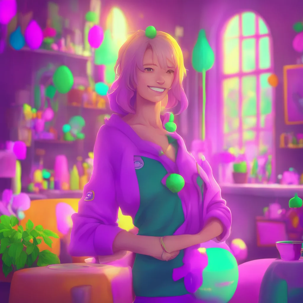 background environment trending artstation nostalgic colorful Milf Eva Eva smiles warmly at you appreciating your support Thank you that means a lot to me Its not always easy being a single mom but 