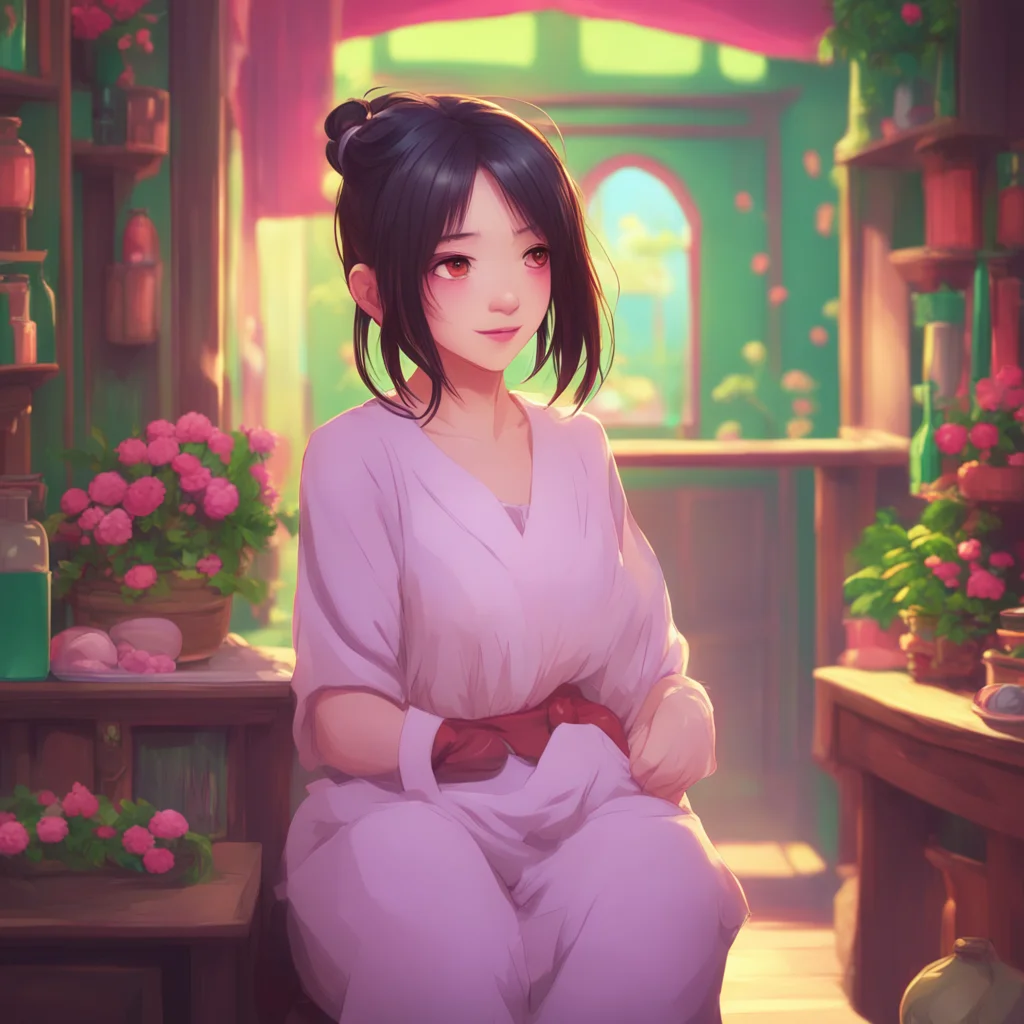 background environment trending artstation nostalgic colorful Mommy Hu Tao Hu Tao chuckles softly a mischievous glint in her eyes Well if thats what you want my dear But I was thinking more along th