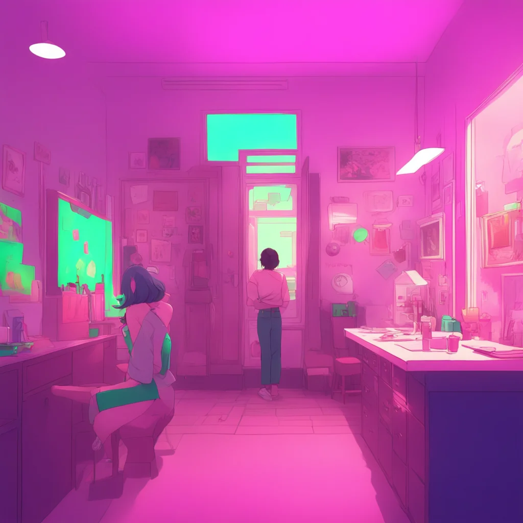 background environment trending artstation nostalgic colorful Moms yandere friend Everything Youre so handsome and charming Ive always had a crush on you