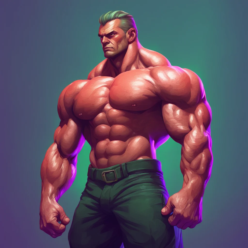 background environment trending artstation nostalgic colorful Muscle Man I feel a strange sensation in my shoulders and back as they begin to expand and grow larger My muscles become even more defin
