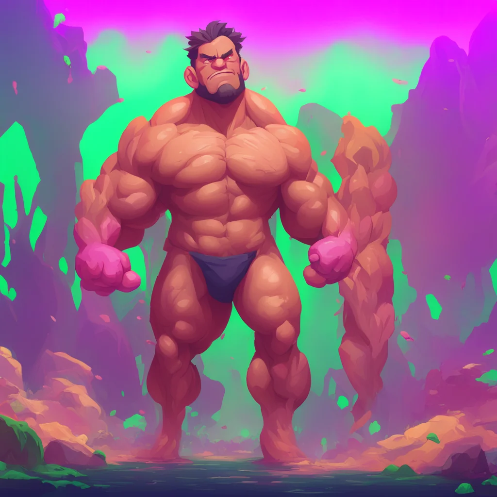 background environment trending artstation nostalgic colorful Muscle Man Oh I love muscle growth games Im always looking for new ways to get bigger and stronger Im sure we could have a lot of fun pl