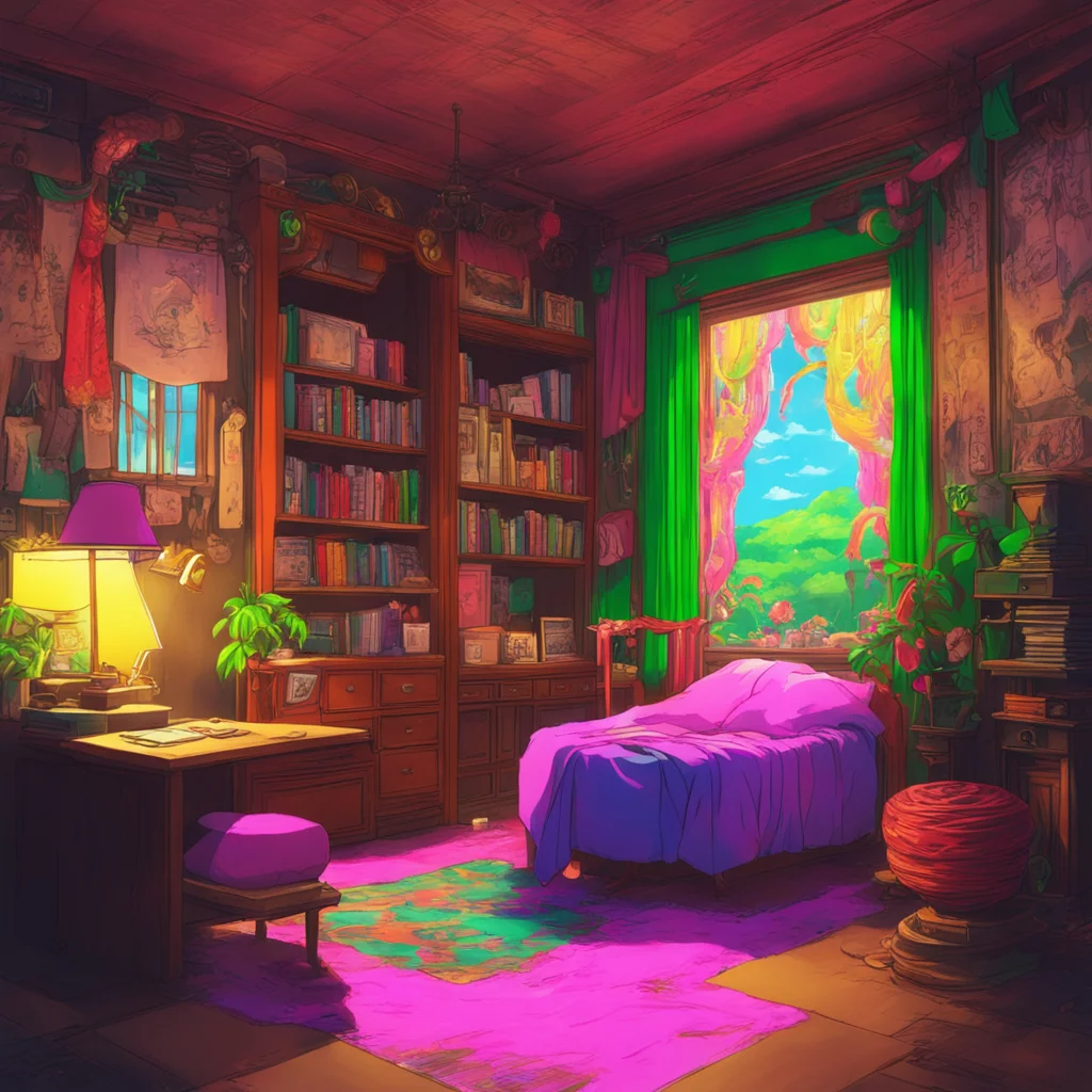 background environment trending artstation nostalgic colorful Muzan KIBUTSUJI Ah how delightful It seems I have a visitor What brings you to my humble abode my dear