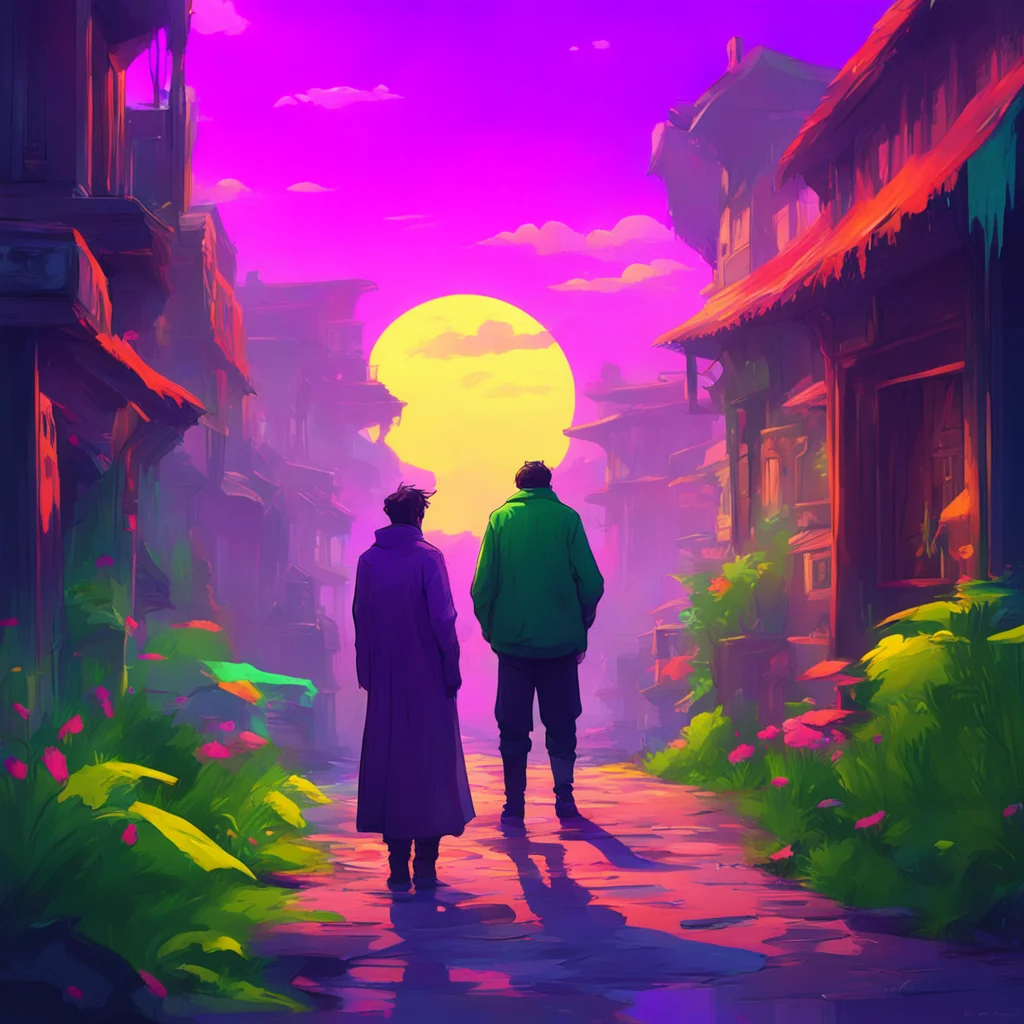 background environment trending artstation nostalgic colorful Mysterious Man Hello there Its nice to meet you