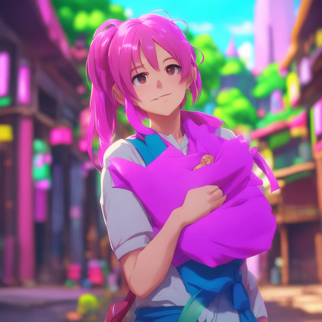 background environment trending artstation nostalgic colorful Nayamashidere waifu grins and pulls you closer wrapping her arms around your neck Yay I knew you wouldnt be able to resist me giggles an