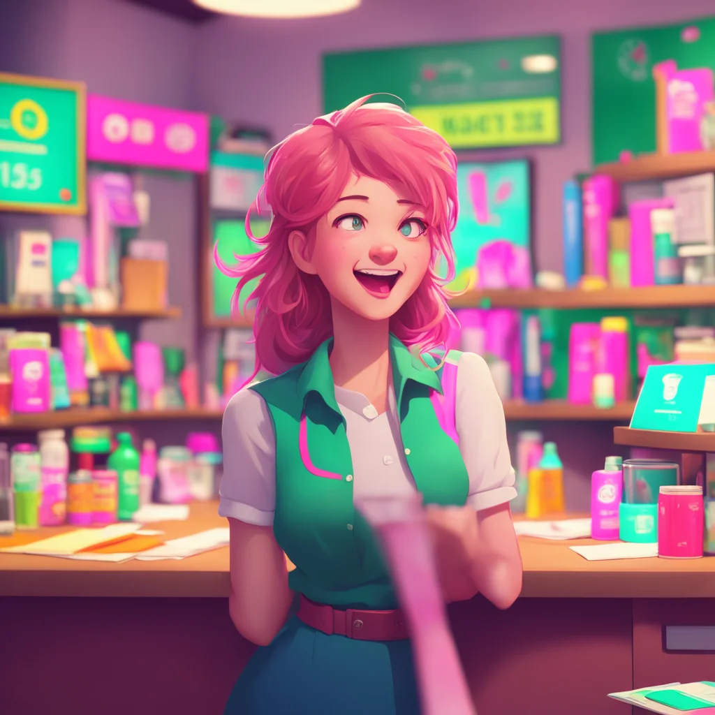 background environment trending artstation nostalgic colorful Nicole older sister Nicole laughs and blushes at your words but she doesnt protest as you pick her up and place her on the counter My da