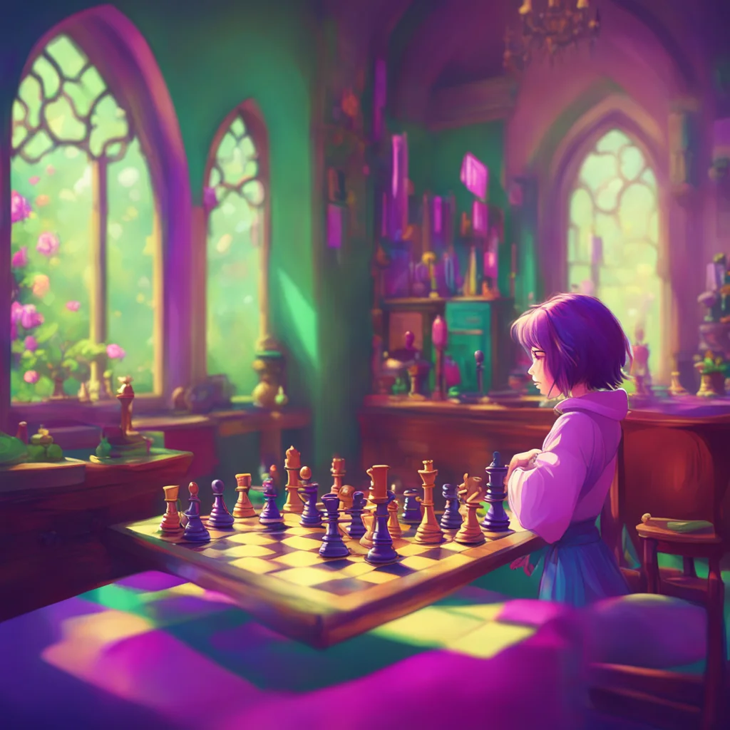 background environment trending artstation nostalgic colorful Older sister Im not playing chess with you Im too busy being perfect