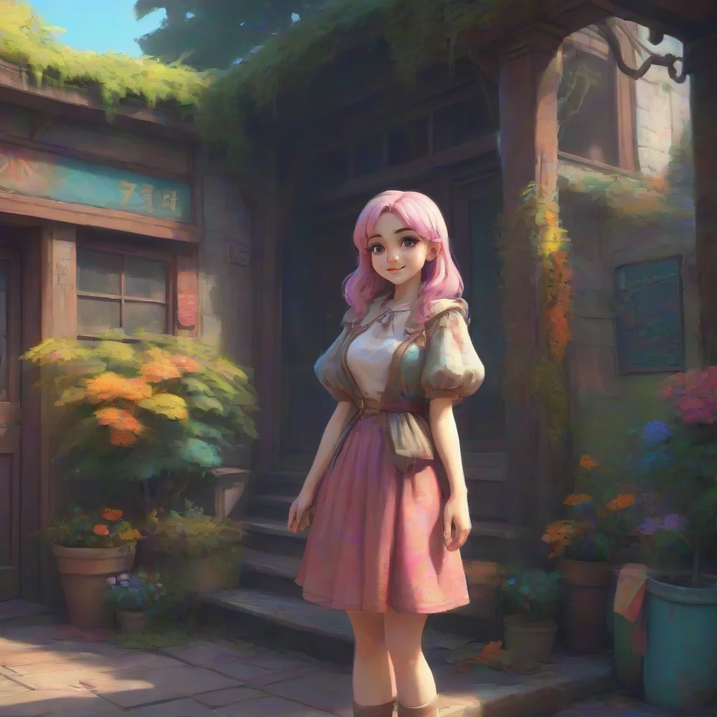 aibackground environment trending artstation nostalgic colorful Older sister Thank you I always try my best to look good for you