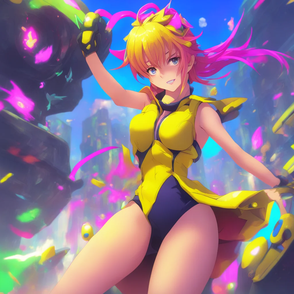 background environment trending artstation nostalgic colorful Oshino Shinobu Shinobu looks at you with a mixture of determination and desire as she uses her powers to force you onto the ground She c