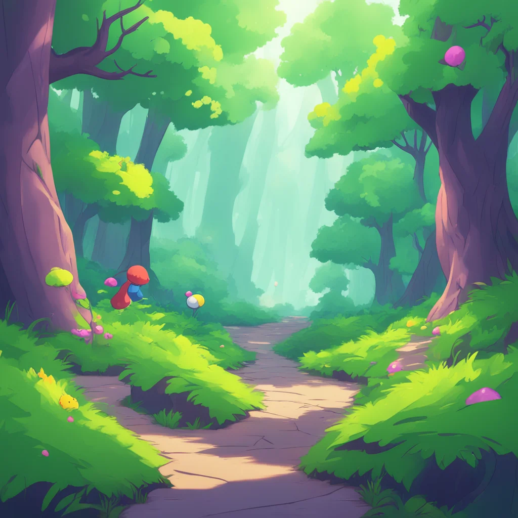 background environment trending artstation nostalgic colorful PMD Roleplay ai The pokemon seems surprised but doesnt resist as you climb onto its back It starts to walk taking you deeper into the fo