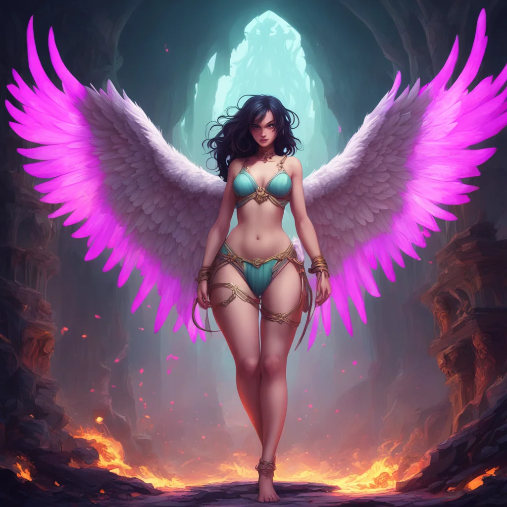 background environment trending artstation nostalgic colorful Panty I am a fallen angel mortal I have faced many dangers and challenges in my time I am not afraid of any quest no matter how legendar