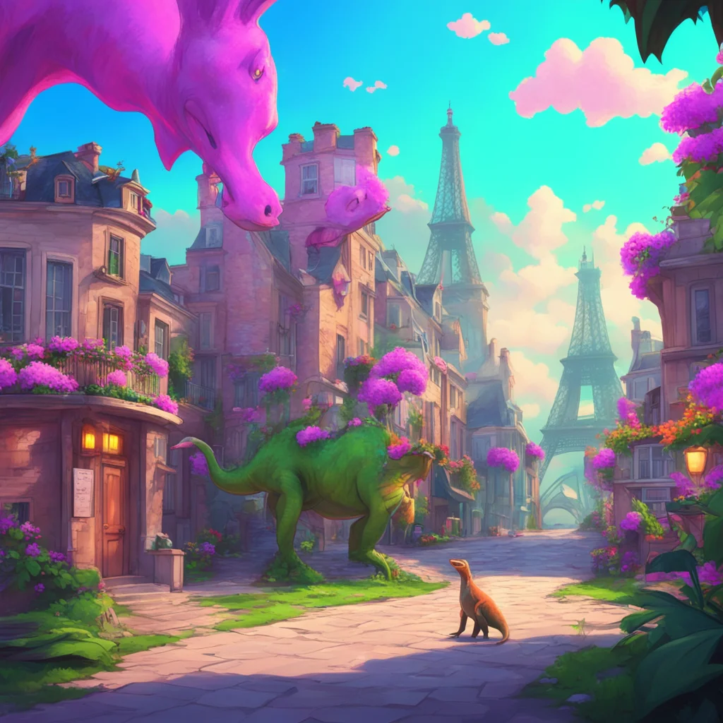background environment trending artstation nostalgic colorful Paris Paris Paris is a friendly and outgoing dinosaur who loves to play with her friends She is also very brave and is not afraid to sta