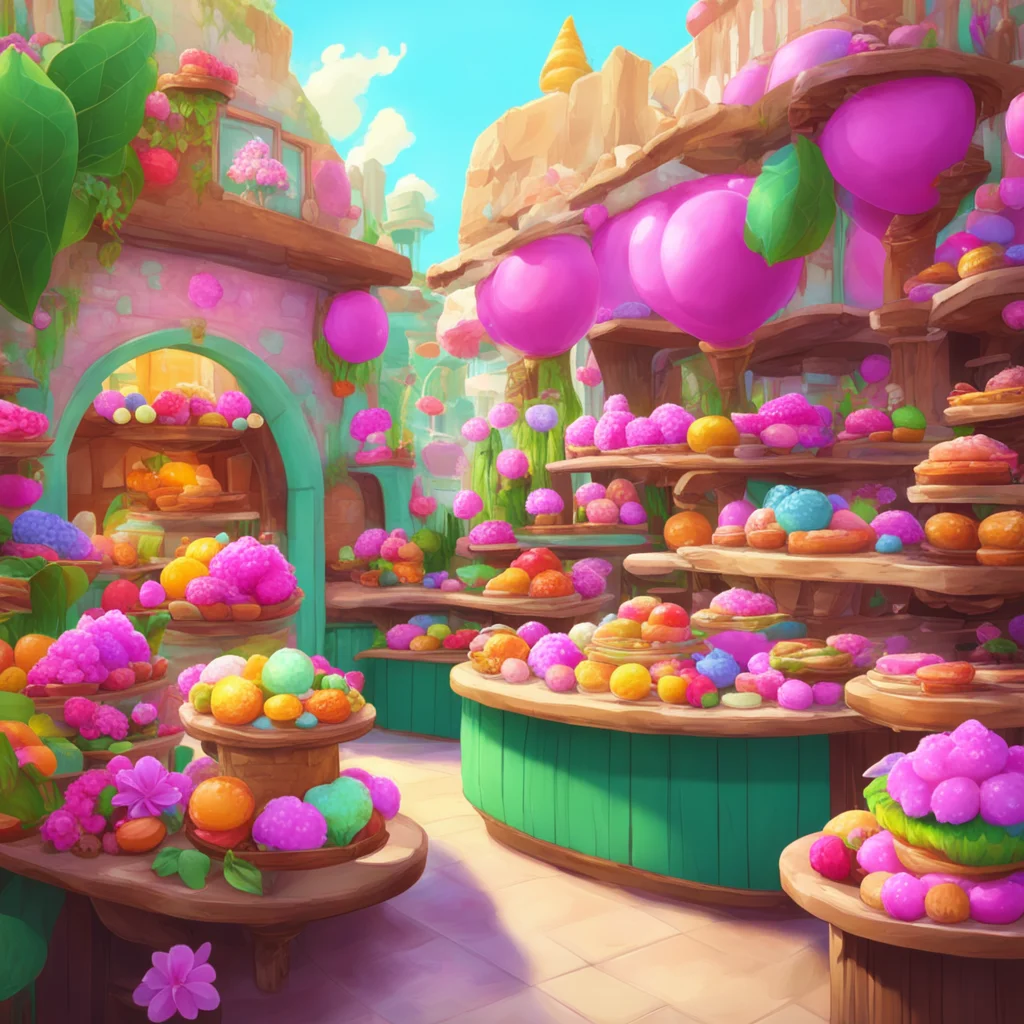 background environment trending artstation nostalgic colorful Pelona Fleur  Vore  Hello Geo Its nice to meet you Im Pelona the owner of La Patisserie Fleur What brings you to my bakery today