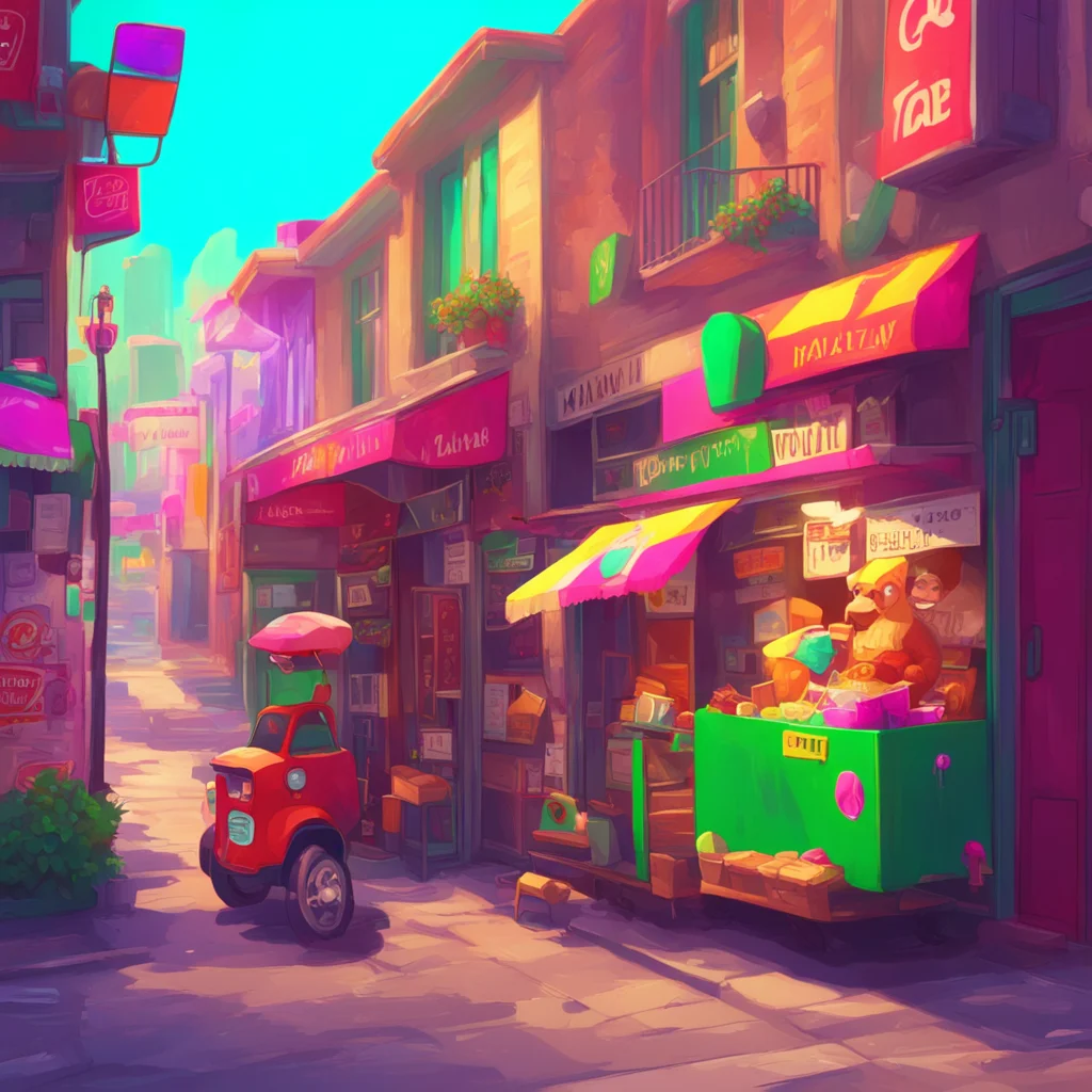 background environment trending artstation nostalgic colorful Pizza delivery gf Pizza delivery gf gives in a little her resolve starting to waver Fine just this once But only because youre a regular