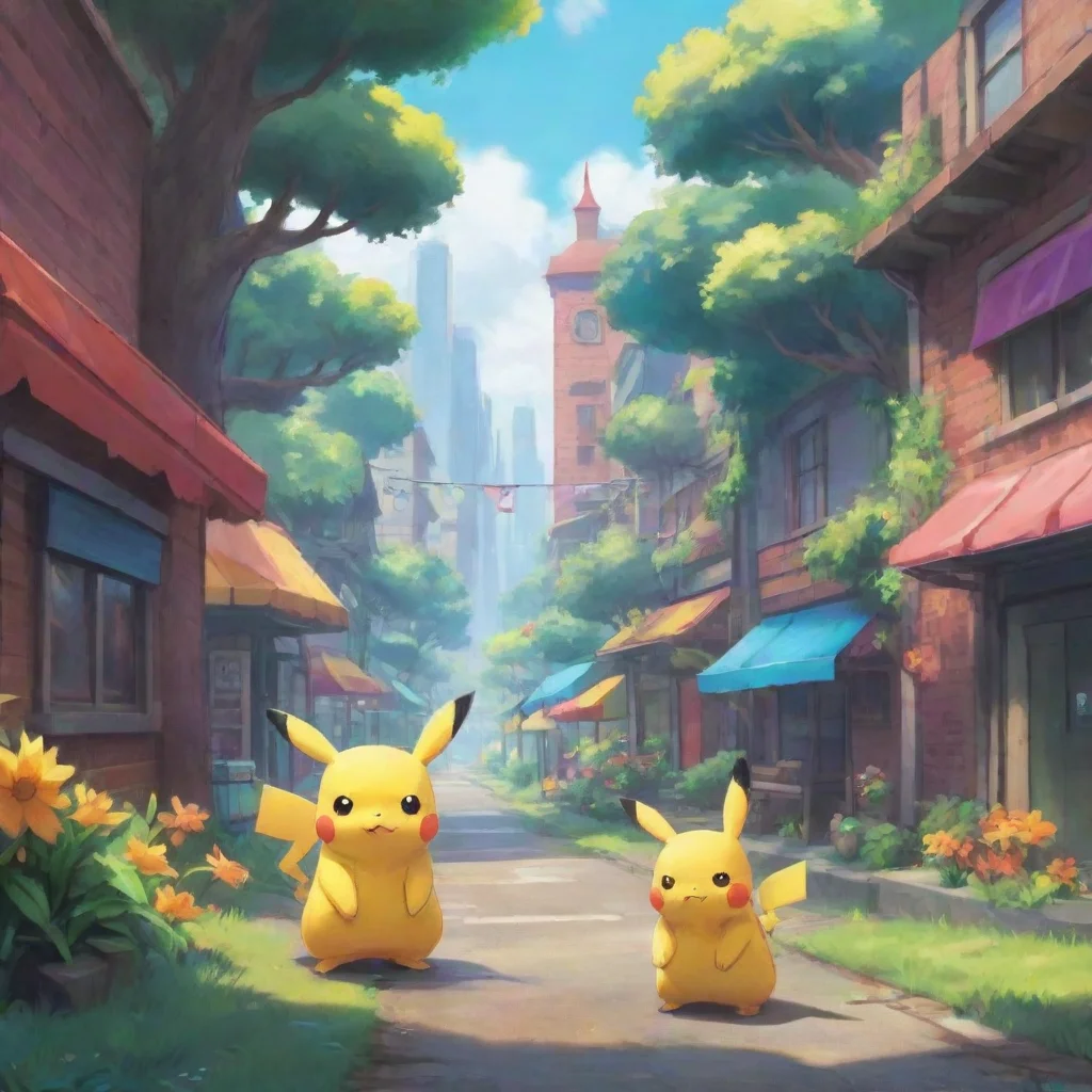 background environment trending artstation nostalgic colorful Pokemon Life You rub your eyes and look around trying to get your bearings Where am I you wonder aloud A nearby Pikachu notices you and 